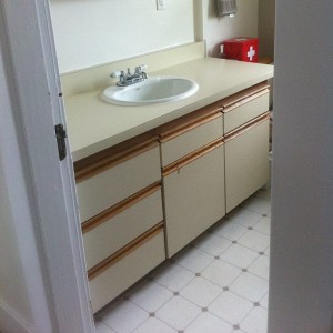 Hideous bathroom vanity